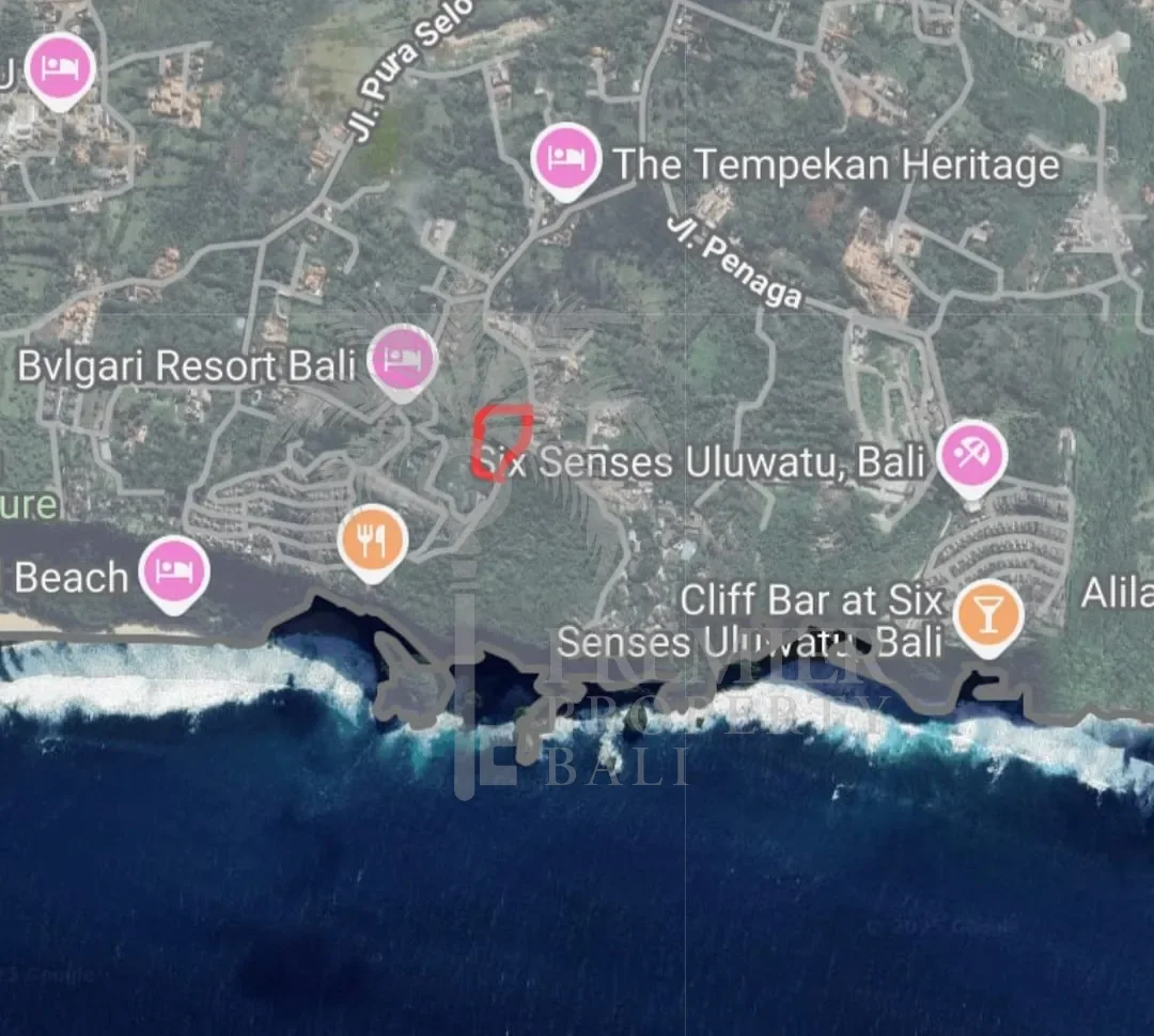 PECATU CLIFF — 6,000 sqm pink zone freehold, steps from Bulgari and Six Senses — Pecatu, Bali (photo 5)