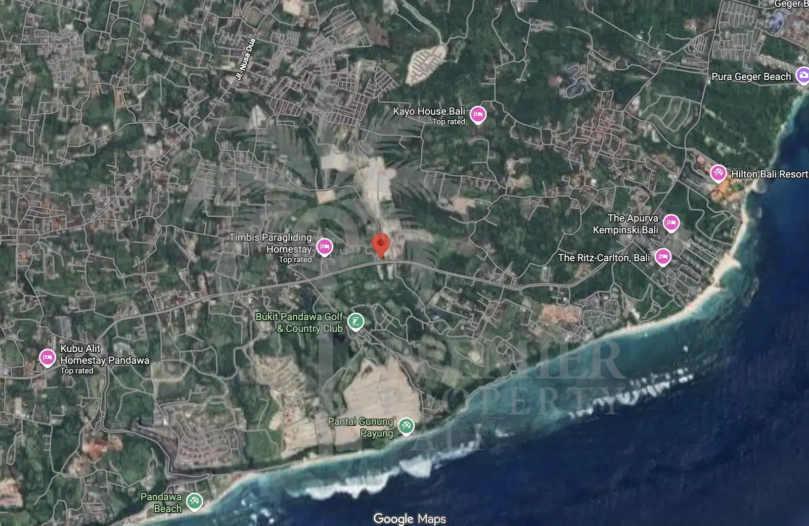 NUSA DUA SOUTH — 5.59 hectares of contoured land with panoramic ocean views — Nusa Dua, Bali (photo 1)