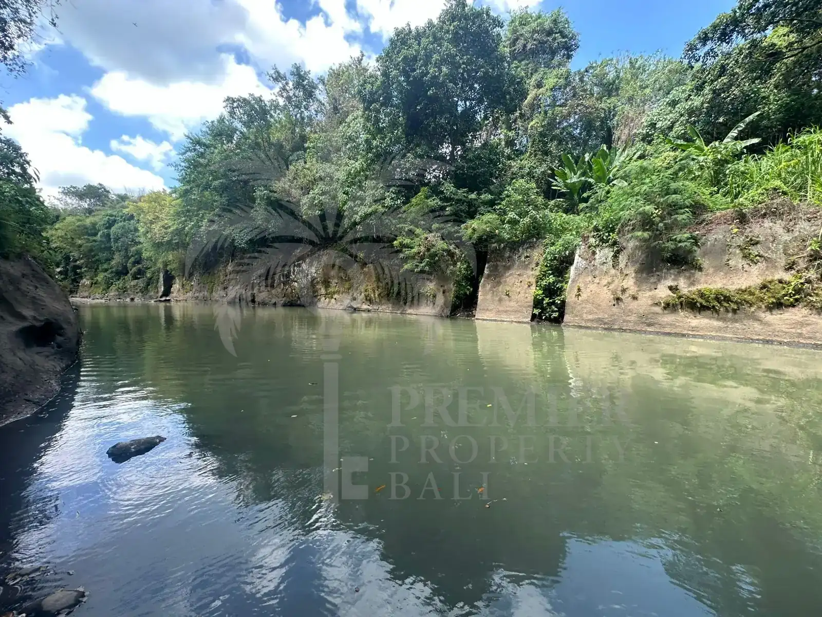 TABANAN RIVER — 3.17 hectares of riverside land zoned for hotel or resort development — Tabanan, Bali (photo 1)