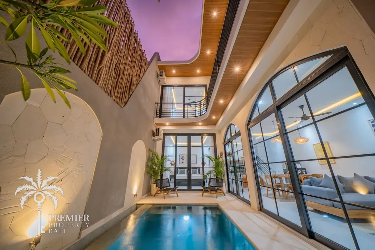 BERAWA NEST — contemporary 3BR twin villa with private pool and lush garden — Berawa, Bali (photo 1)