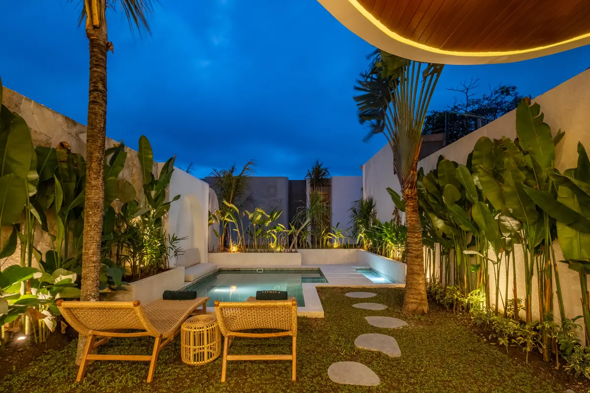 VILLA KAIMAYA — cliff villa with sunken lounge, plunge balcony and dedicated workspace — Pecatu, Bali (photo 3)