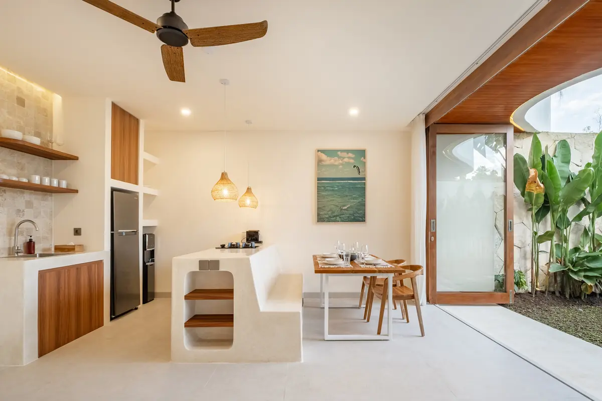 VILLA KAIMAYA — cliff villa with sunken lounge, plunge balcony and dedicated workspace — Pecatu, Bali (photo 4)