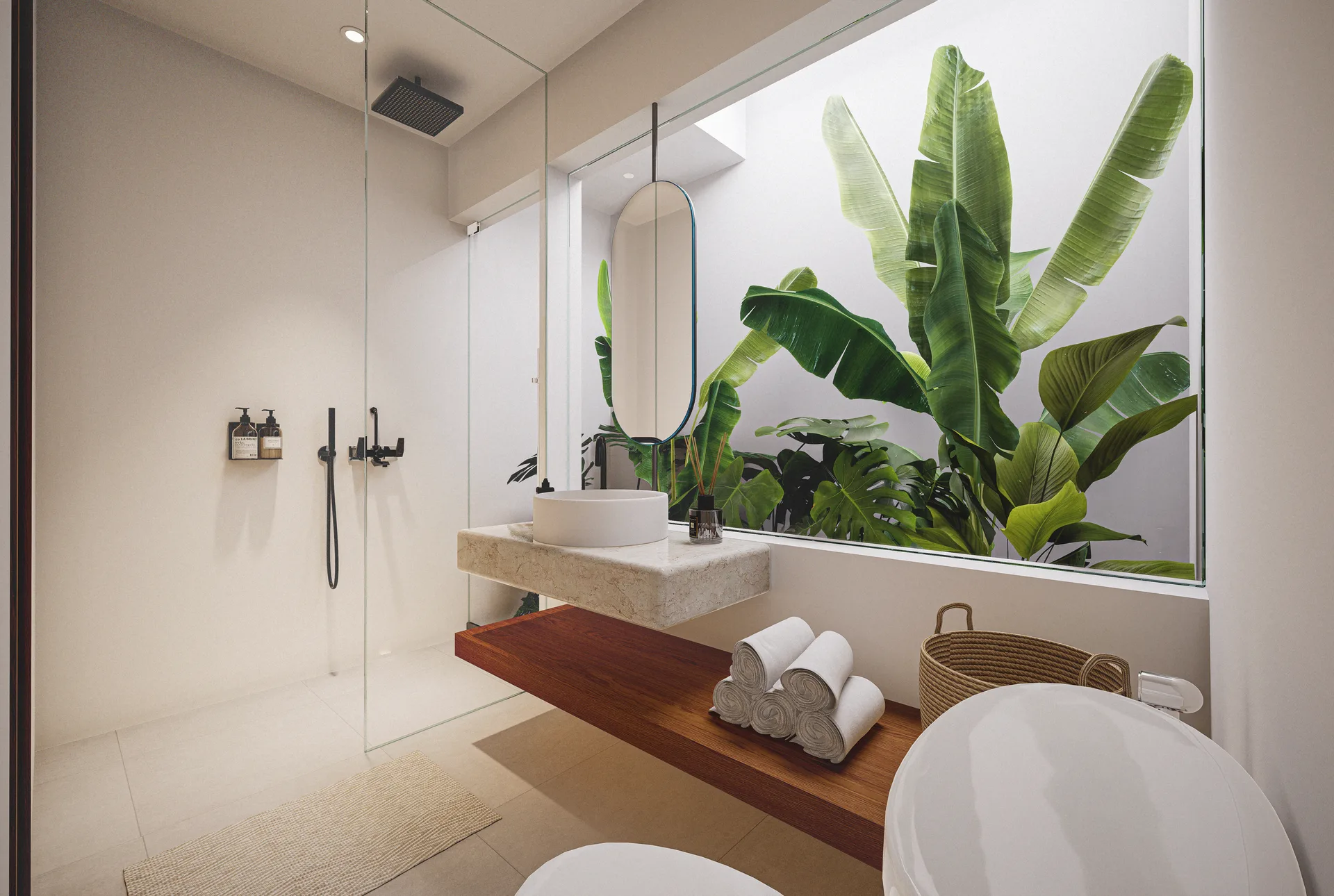 THE BALANGAN HAVEN — minimalist Mediterranean 1BR with direct beach views — Balangan, Bali (photo 4)