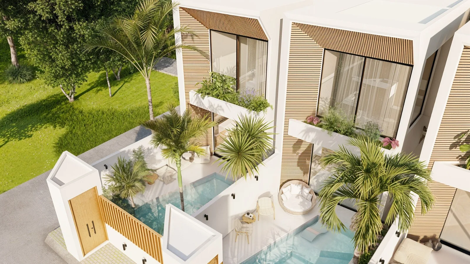 PALMERA — 7 exclusive 1BR villas, modern tropical architecture near a world-class resort — Pecatu, Bali (photo 6)