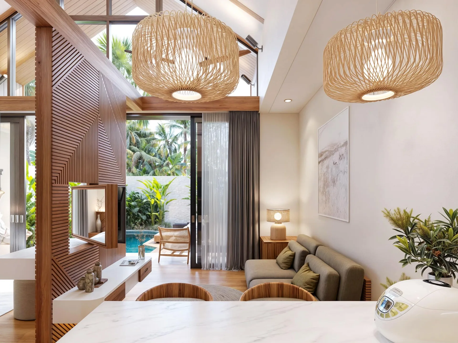 THE TEAK RETREAT — modern tropical 1BR sanctuary in Sayan's serene jungle — Ubud, Bali (photo 4)