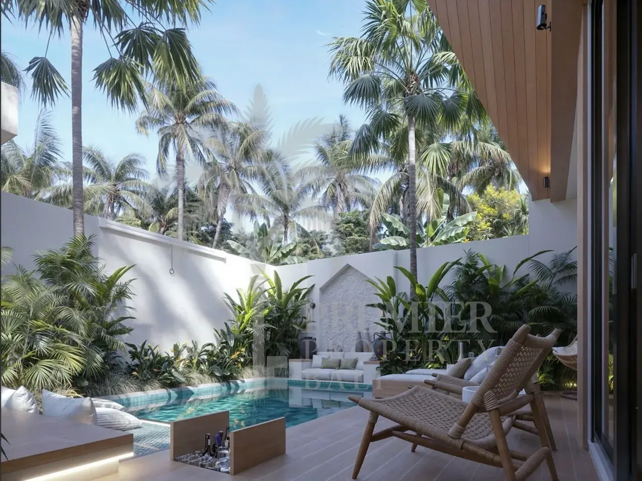 THE TEAK SANCTUARY — Maldivian-inspired 1BR with private pool in a jungle setting — Ubud, Bali (photo 5)