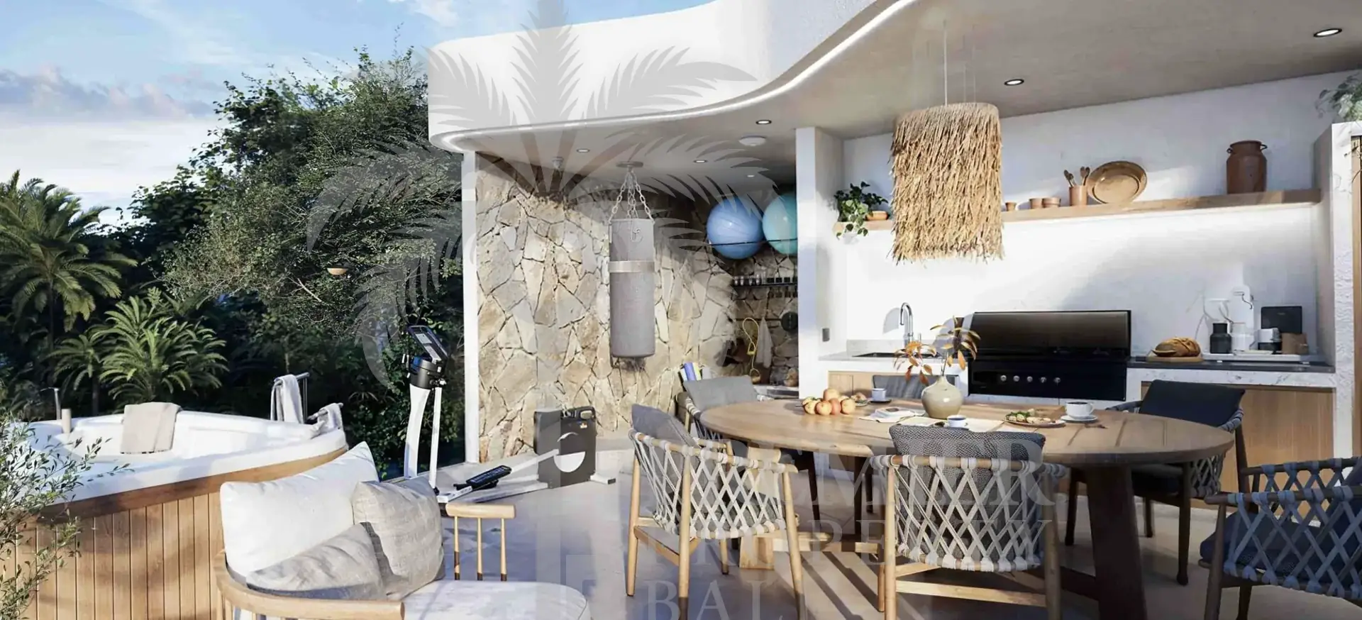 MORA — two-storey rooftop villa at the entrance of Nyang Nyang Beach — Nyang Nyang, Bali (photo 4)