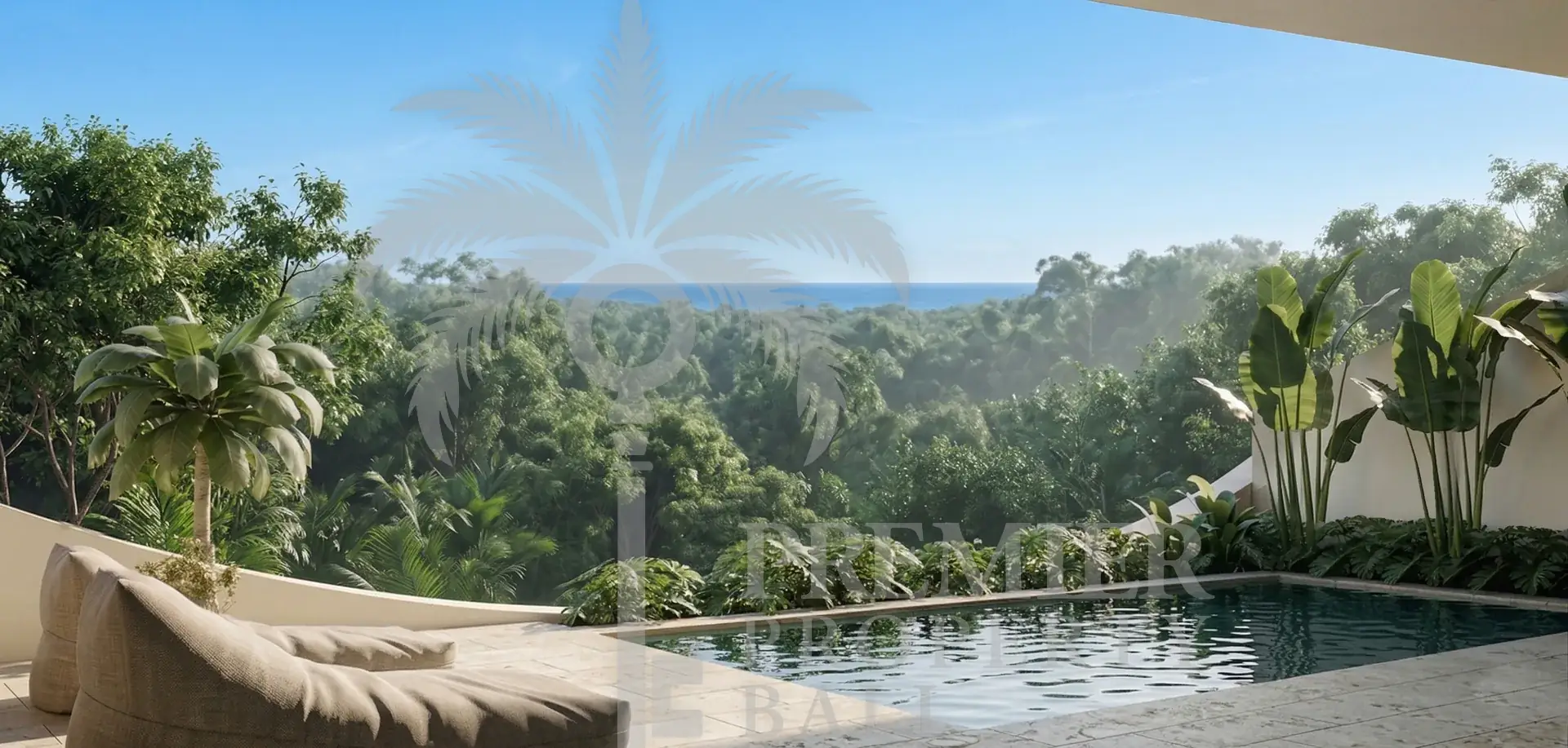 THE BINGIN VISTA — 2BR with natural airflow, front and rear gardens, tropical ambiance — Bingin, Bali (photo 2)
