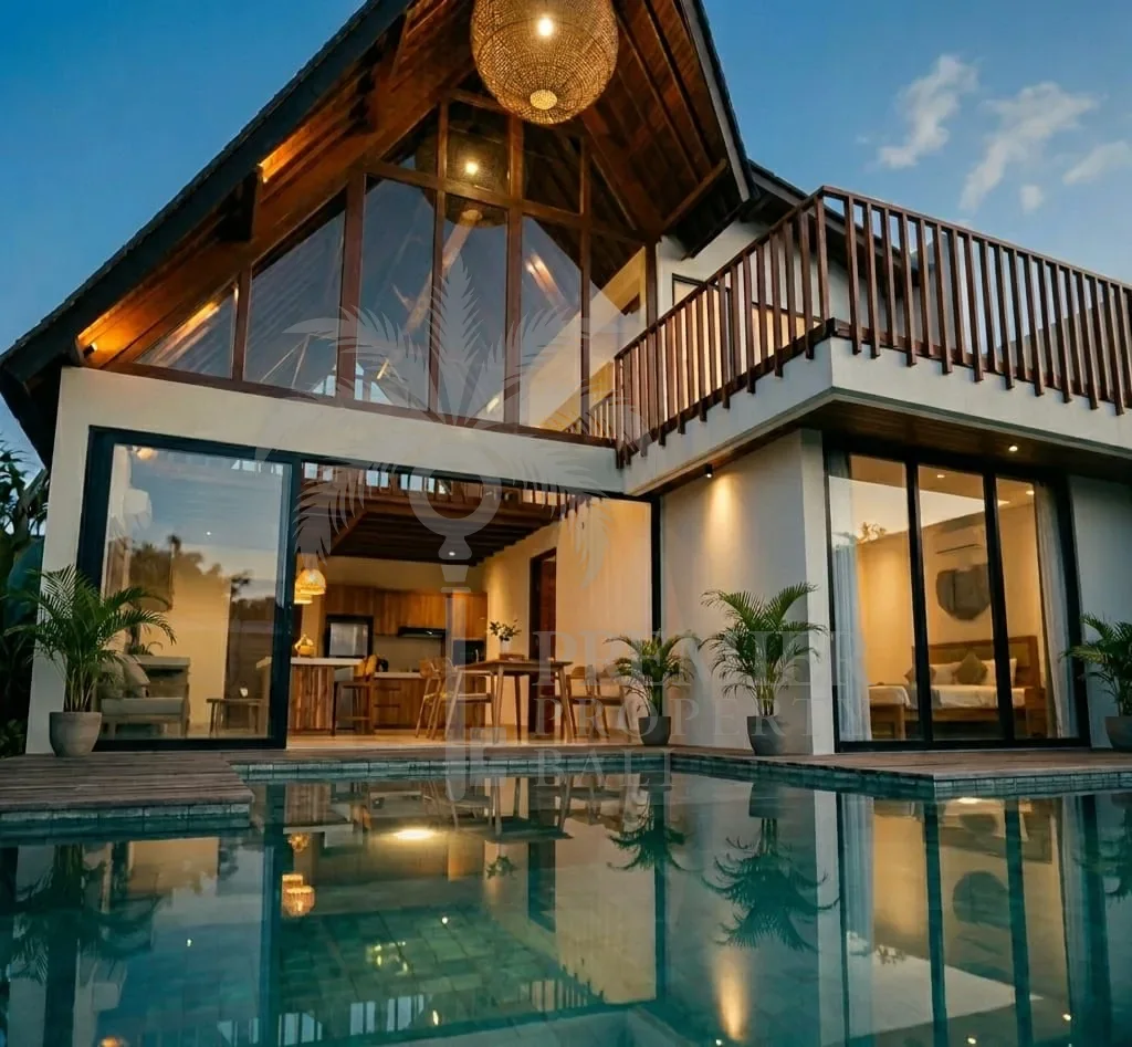 GREEN COAST — fully furnished 2-storey sanctuary, moments from the beach, 25-year lease — Tabanan, Bali (photo 1)