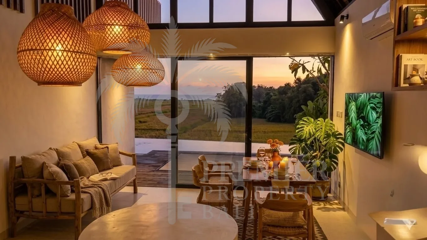 GREEN COAST — fully furnished 2-storey sanctuary, moments from the beach, 25-year lease — Tabanan, Bali (photo 2)