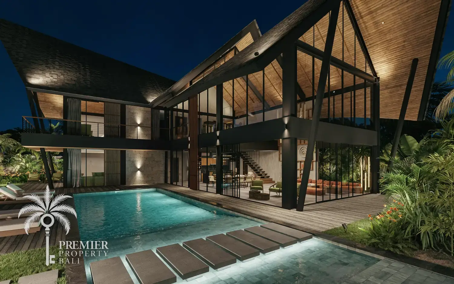 RAKA • 5-bedroom Javanese loft villa in Canggu — Canggu, Bali
