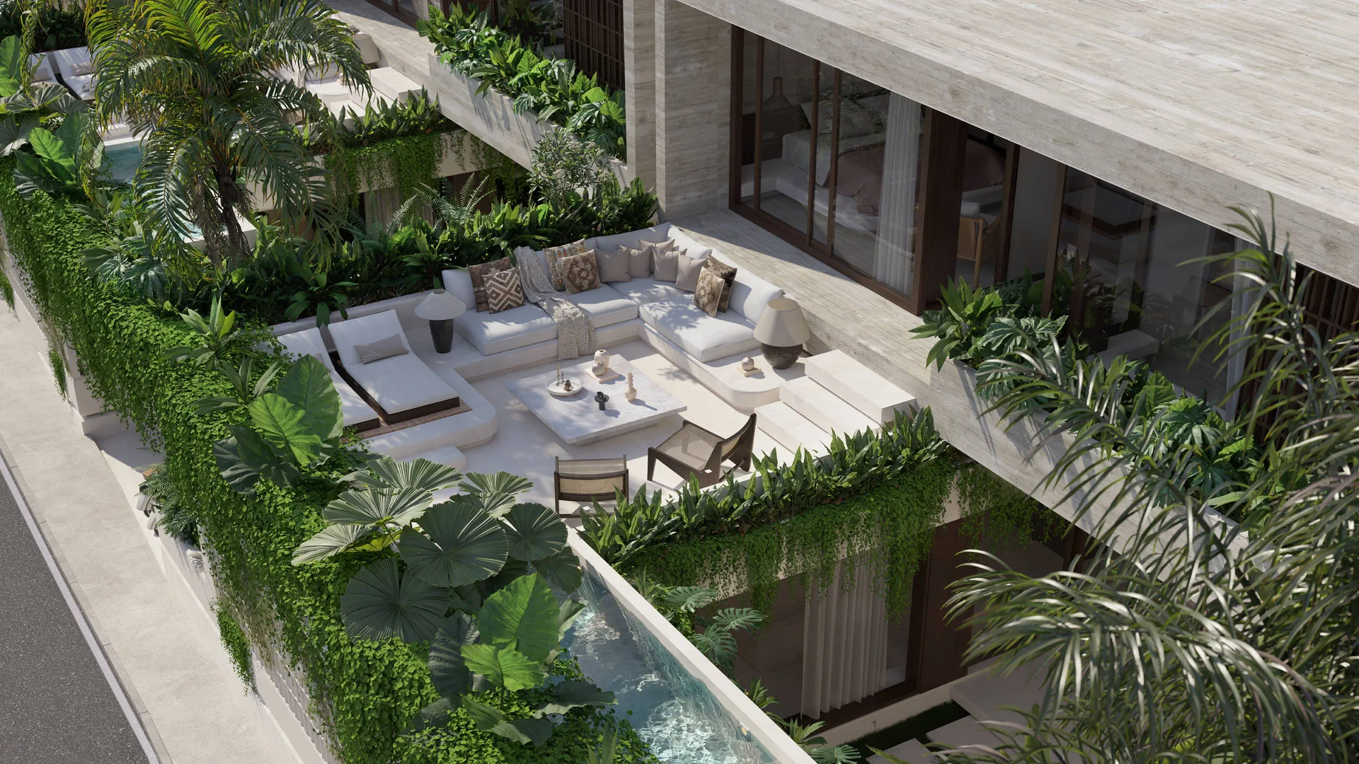 BINGIN HILLS — completed 3BR with private pool and direct ocean views — Bingin, Bali (photo 3)