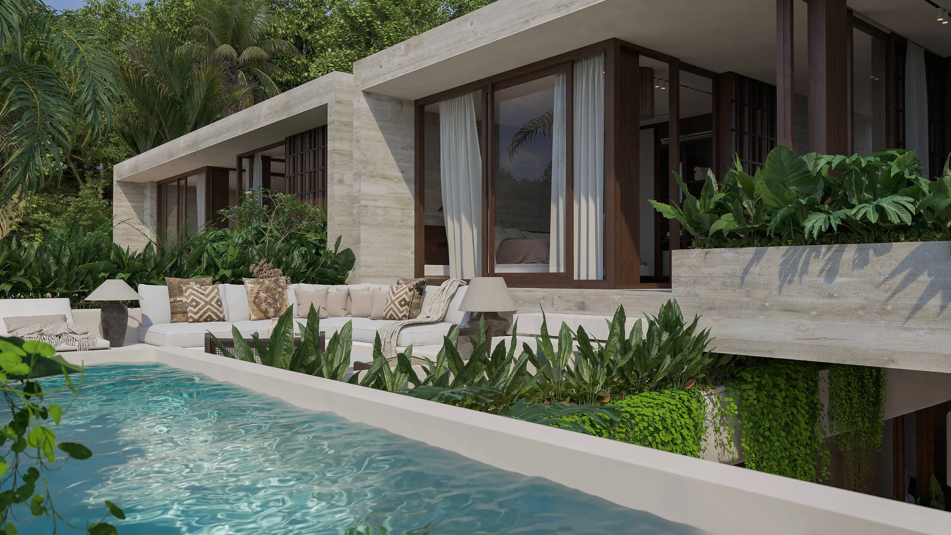 BINGIN HILLS — completed 3BR with private pool and direct ocean views — Bingin, Bali (photo 4)