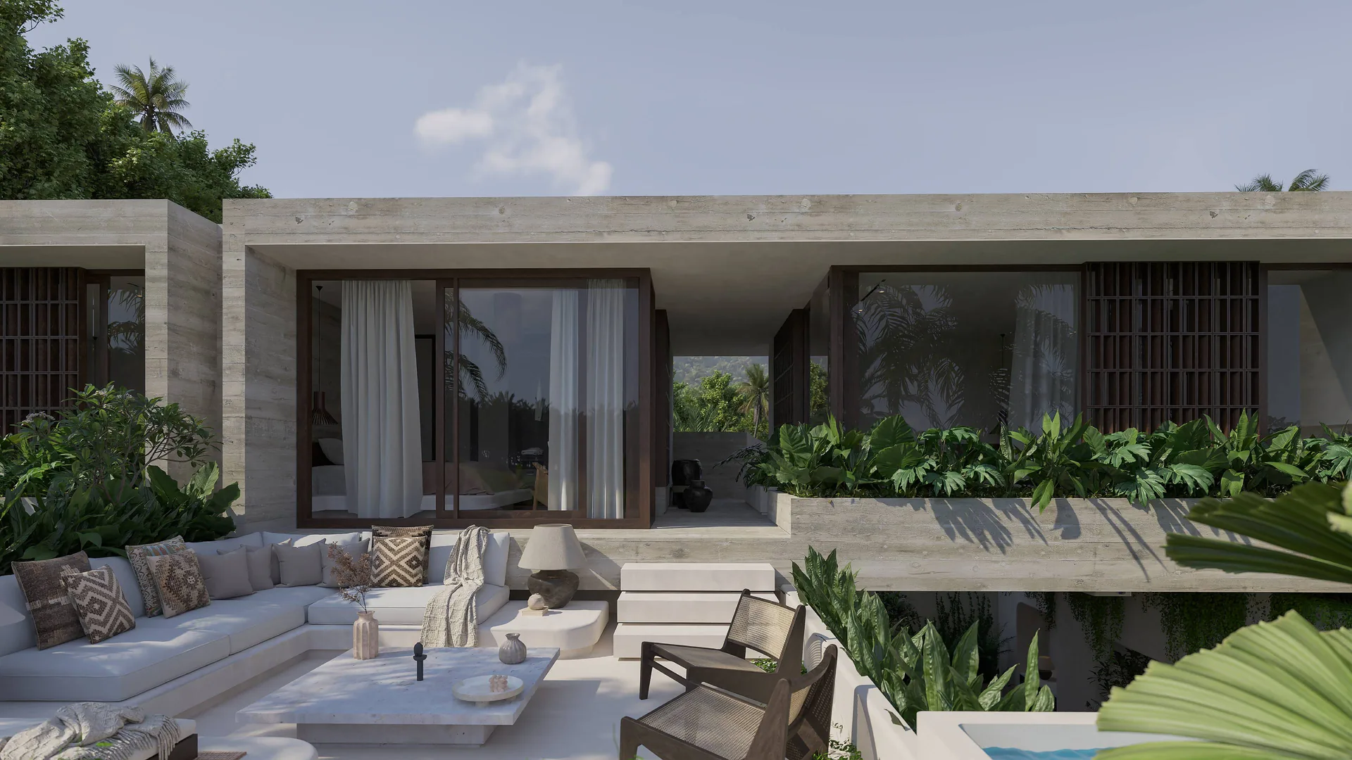 BINGIN HILLS — completed 3BR with private pool and direct ocean views — Bingin, Bali (photo 5)