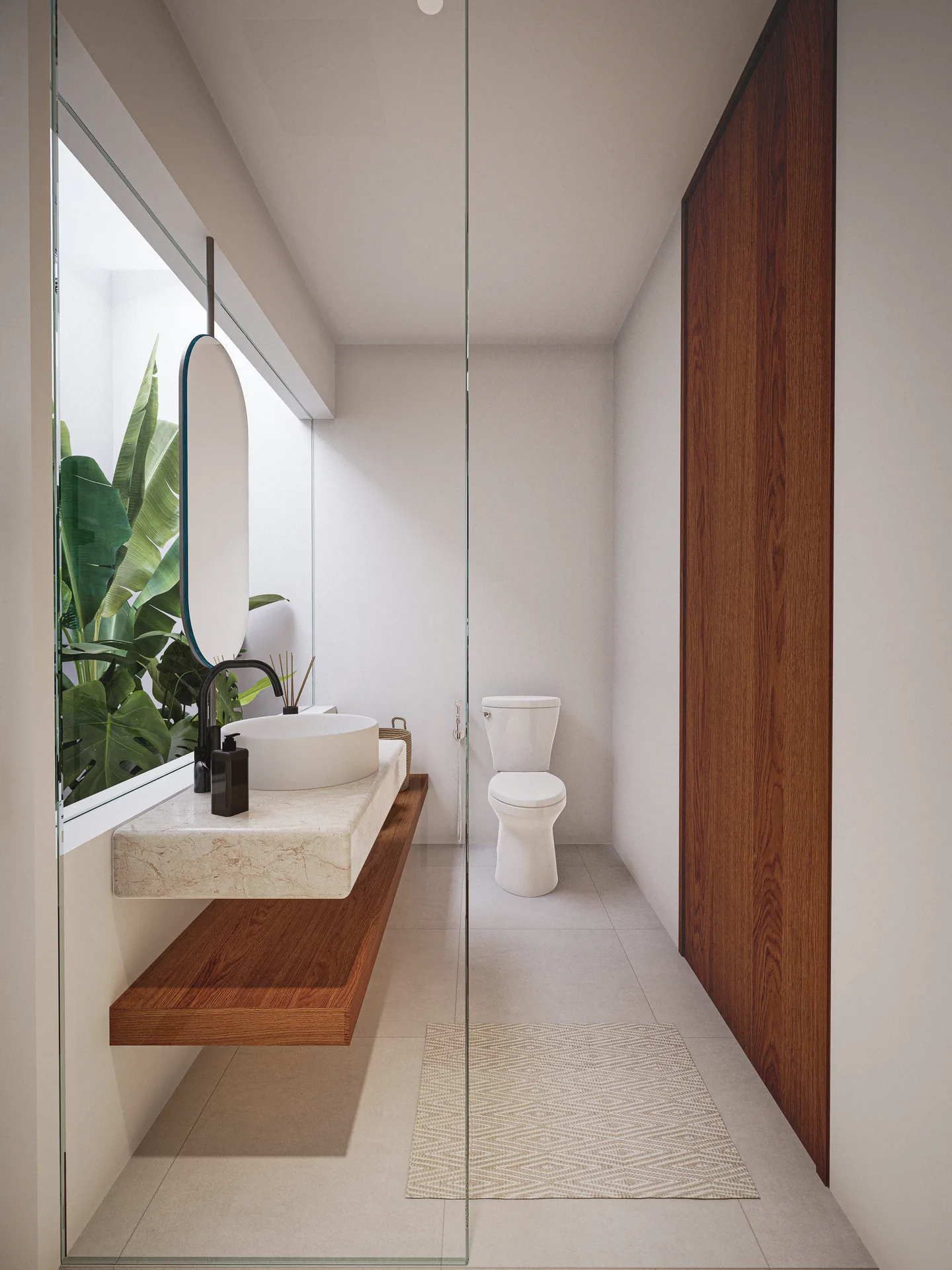 THE BALANGAN HAVEN — minimalist Mediterranean 1BR with direct beach views — Balangan, Bali (photo 3)