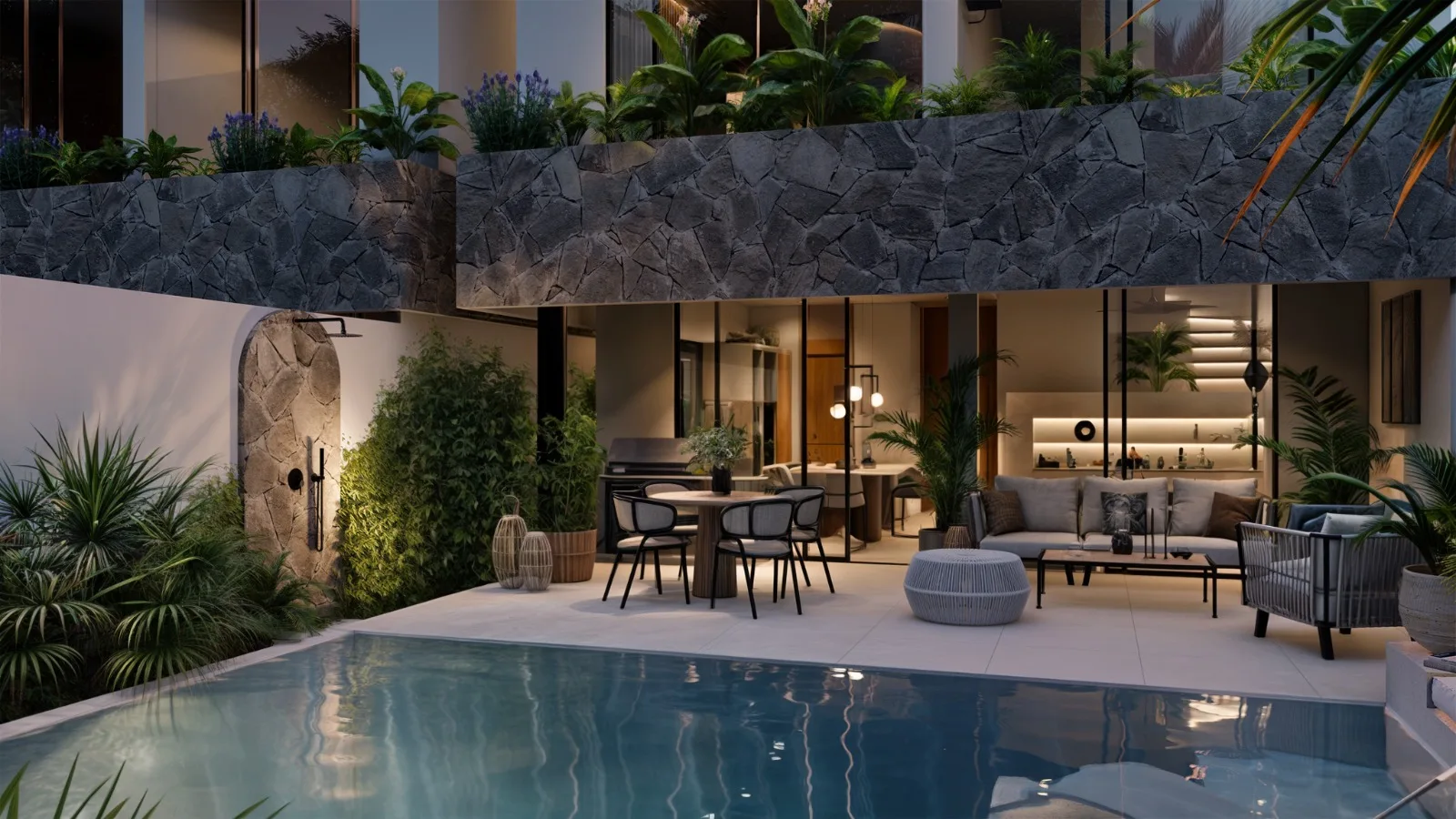 ISLAND VILLA — avant-garde 2BR residences combining privacy and tropical character — Nunggalan, Bali (photo 6)
